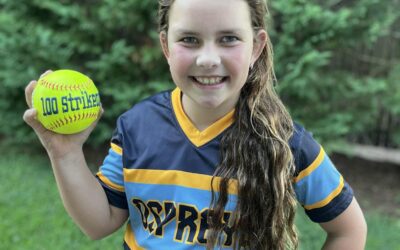 🥎🔥 Milestone Moment for the Ospreys: Harper Dudley Hits 100 Strikeouts! 🦅